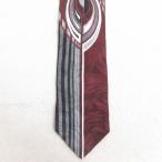  б/у галстук 90s шелк темно-красный др. 25jul10