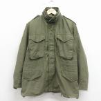 ショッピング古着 M/古着 長袖 ビンテージ ミリタリー フィールド ジャケット メンズ 60年代 60s M-65 緑 26feb13