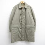 XL/ б/у одежда Mac rega- длинный рукав жакет пальто мужской 80s длинный длина бежевый хаки 25oct31 б/у внешний 