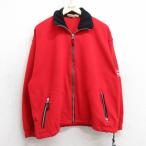 ショッピング古着 L/古着 マルボロ 長袖 フリース ジャケット メンズ 90年代 90s トカゲ 赤 spe 25nov20