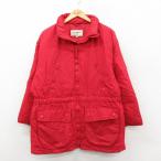 L/ б/у одежда Eddie Bauer длинный рукав нейлон пуховик мужской 00 годы 00s красный 26feb18 5OF