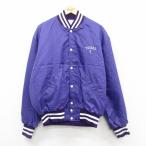 [20%OFF]XL/ б/у одежда тент way длинный рукав нейлон жакет мужской 90s TIGERS 2 большой размер фиолетовый лиловый внутри сторона стеганое полотно 25oct20 б/у внешний u2OF