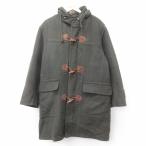 L/古着 エルエルビーン 長袖 ダッフル コート パーカー メンズ 90年代 90s ロング丈 濃緑 spe 26jan21