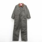 W41/ б/у одежда ключ длинный рукав комбинезон мужской 80s большой размер ta long . зеленый зеленый внутри сторона стеганое полотно spe 25oct20 б/у все в одном низ 