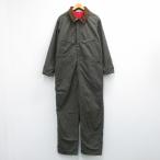 W43/ б/у одежда ключ KEY длинный рукав Vintage комбинезон мужской 70 годы 70s большой размер ta long . зеленый серия др. 26feb20