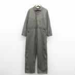 W41/ б/у одежда Dickies длинный рукав Work комбинезон мужской 80 годы 80s большой размер ta long . зеленый 26mar24