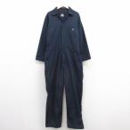 W41/ б/у одежда длинный рукав Dickies Work комбинезон мужской большой размер темно-синий 26jul27