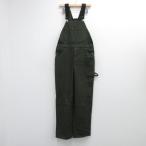 W31/ б/у одежда Woolrich мужской 00 годы 00s шерсть комбинезон хаки проверка 26oct01