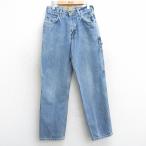 W31/古着 ジーンズ Levis リーバイス 550 メンズ コットン 紺 ネイビー デニム 25apr17 中古 ボトムス ジーパン Gパン ロング パンツ