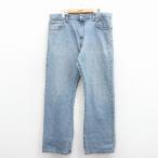 ショッピング古着 W38/古着 ジーンズ Levis リーバイス 517 メンズ ブーツカット コットン 紺 デニム 26feb10