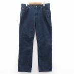 W34/古着 ラルフローレン ブランド パンツ メンズ コットン 紺 ネイビー 25apr01 中古 ボトムス ロング