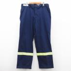 W36/ б/у одежда Red Kap рабочие брюки мужской отражатель хлопок темно-синий темно-синий 25sep30 б/у низ длинный 