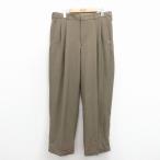 W34/ б/у одежда Perry Ellis слаксы брюки мужской .. бежевый 25nov19