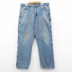 ショッピング古着 W38/古着 ラウンドハウス ペインター パンツ メンズ コットン USA製 紺 デニム 26jan28