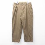 ショッピング古着 W35/古着 トミーヒルフィガー ブランド パンツ メンズ 90年代 90s コットン 茶 26feb07