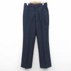 W32/ б/у одежда CINTAS слаксы брюки мужской 80 годы 80s USA производства ta long темно-синий 26feb16