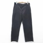 W32/ б/у одежда Dickies рабочие брюки мужской 874 чёрный 26mar10