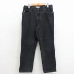 W32/ б/у одежда L e рубин n джинсы мужской 00 годы 00s хлопок чёрный Denim 26apr27 2OF