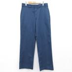 W32/ б/у одежда Dickies Dickies брюки мужской Work темно-синий 26aug21