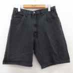 [50%OFF]W31/ б/у одежда route 66 шорты шорты мужской 00s хлопок чёрный черный Denim 25jun25 б/у низ короткий хлеб sho5OF