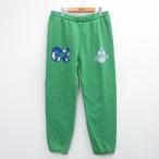 ショッピング古着 W33/古着 スウェット パンツ メンズ 90年代 90s CAMP DOVID コットン USA製 緑 26jan31