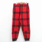 W32/古着 カーターズ ビンテージ ハンティング パンツ メンズ 60年代 60s 赤他 チェック spe 26jan16