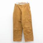 ショッピング古着 W31/古着 レッドヘッド ビンテージ ハンティング パンツ メンズ 70年代 70s ダブルニー ダック地 タロン 茶 26feb10