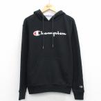 L/ б/у одежда Champion champion длинный рукав тренировочный Parker мужской большой Logo чёрный 26mar19