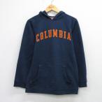 M/ б/у одежда Colombia длинный рукав тренировочный Parker мужской большой Logo la gran темно-синий 26mar19