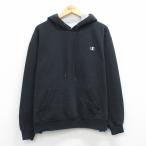 XL/ б/у одежда Champion champion длинный рукав тренировочный Parker мужской one отметка Logo большой размер чёрный 26mar19