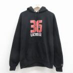 L/ б/у одежда Champion Champion длинный рукав тренировочный Parker мужской лакросс чёрный 26mar23