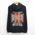 L/ б/у одежда длинный рукав тренировочный Parker мужской Detroit MUSCLE осветлитель чёрный 26mar24