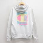 M/ б/у одежда Champion champion длинный рукав тренировочный Parker мужской большой Logo белый 26mar24