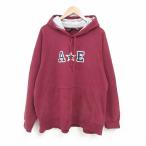 XL/古着 アメリカンイーグル American Eagle 長袖 スウェット パーカー メンズ 00s 大きいサイズ ラグラン エンジ 25mar28 中古 スエット
