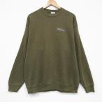 XL/ б/у одежда Wilson длинный рукав тренировочный мужской 90 годы 90s one отметка Logo вырез лодочкой USA производства незначительный подпалина чай 25nov13