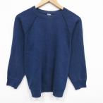 S/ б/у одежда длинный рукав тренировочный мужской 80 годы 80s одноцветный la gran вырез лодочкой темно-синий 25nov12