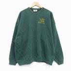 ショッピングメモリアル XL/古着 リー Lee 長袖 スウェット メンズ 90年代 90s メモリアル 大きいサイズ クルーネック USA製 濃緑 25nov14