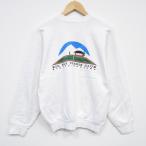 M/ б/у одежда фрукты ob The салон длинный рукав тренировочный мужской 90 годы 90s теннис la gran вырез лодочкой белый 25dec04