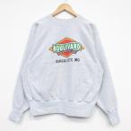 [20%OFF]XL/ б/у одежда длинный рукав тренировочный мужской 90 годы 90s can The s City вырез лодочкой USA производства незначительный серый ...25dec22 2OF