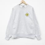 XL/古着 リー Lee 長袖 スウェット メンズ 00年代 00s ベースボール クルーネック 薄グレー 霜降り 25dec25