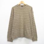 ショッピングカーズ XL/古着 ドッカーズ 長袖 セーター メンズ クルーネック  濃ベージュ系他 25nov26