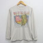 XL/古着 長袖 ヒップホップ ラップ Tシャツ メンズ ウ