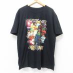 XL/古着 半袖 ヒップホップ ラップ Tシャツ メンズ アウトキャスト 大きいサイズ クルーネック 黒 ブラック 25jul14 中古
