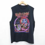 L/ б/у одежда безрукавка футболка мужской фильм killer Crown вырез лодочкой черный 26jul10