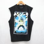 L/ б/у одежда безрукавка футболка мужской аниме Dragon Ball Vegeta хлопок вырез лодочкой черный 26jul14