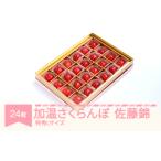 ふるさと納税 先行予約 加温 さくらんぼ 佐藤錦 特秀Lサイズ プレゼント ギフト チョコ箱入 24粒 2026年産 令和8年産 山形県産 ns-sntlc24 山形県村山市
