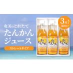 奄美のとれたてたんかんジュース 3本セット