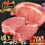 牛肉ステーキ サーロイン ヒレ 計700g