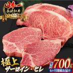 サーロイン と ヒレステーキ 計700g