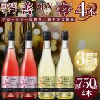 岩の原 善 スパークリングワイン 白2ロゼ2,750ml